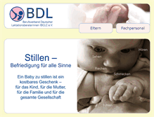 Tablet Screenshot of bdl-stillen.de